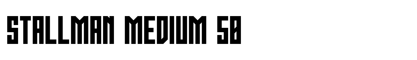 Stallman Medium 50